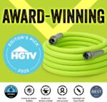 Flexzilla Garden Hose 5/8 in. x 100 ft., Lightweight All-Weather Water Hose, Durable and Flexible, Leak-Free Connections - Image 3