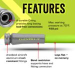 Flexzilla Garden Hose 5/8 in. x 100 ft., Lightweight All-Weather Water Hose, Durable and Flexible, Leak-Free Connections - Image 5