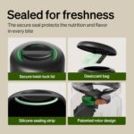 PETLIBRO Automatic Cat Feeder, 5G WiFi Automatic Dog Food Dispenser with Freshness Preservation, 5L Timed Pet Feeder with Low Food Sensor, Up to 10 Meals Per Day, Granary Black - Image 5