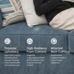 Signature Design by Ashley Cashton Casual Sofa for Living Room, Blue - Image 7