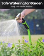RAINPOINT Garden Hose 100ft - lightweight Heavy Duty Water Hose with Swivel Handle - Flexible, Hybrid Rubber, 5/8", Male to Female - Image 8