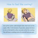 Pet Pad Cooling System for Summer, Consistent Cooling Water Mat for Dogs and Cats, No Refrigeration or Chemical Gel Needed, Machine Washable Bed, Ideal for Home and Crates (Gray, XL) - Image 8