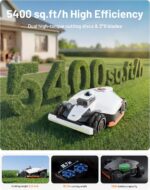 Mammotion LUBA 3 AWD 3000H Robot Lawn Mower for 0.75 Acre, 360° LiDAR+NetRTK+AI Vision Tri-Fusion Positioning, All-Wheel-Drive for 80% Slopes, 30 Multi-Zone Management, Cutting Height 2.2"-4.0" - Image 7