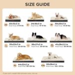 Bedsure Dog Beds Large Sized Dog - Comfy Flat Pet Beds with Removable Washable Cover, Orthopedic Egg Crate Foam Puppy Mat, Suitable for Pet Up to 65 lbs - Image 8