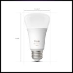 Philips Hue Starter Kit: Bridge Pro + 4 A19 E26 Smart Bulbs, White & Color Ambiance, Dimmable, Smart Light Hub, Works with Apple Home, Alexa, Google, Samsung SmartThings - Image 3