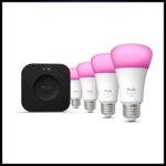 Philips Hue Starter Kit: Bridge Pro + 4 A19 E26 Smart Bulbs, White & Color Ambiance, Dimmable, Smart Light Hub, Works with Apple Home, Alexa, Google, Samsung SmartThings - Image 4