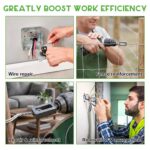 Multifunctional Electric Drill Wire Twisting Tool, 2026 New Alloy Electrical Wire Twister, 1/4 Inch Hex Shank Wire Twisting Kit, Fit for Rebar Tying, Fencing & Wiring, Efficient and Easy to Use - Image 4