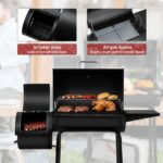 Royal Gourmet CC1830S BBQ Charcoal Grill and Offset Smoker | 823 Square Inch cooking surface, Outdoor for Camping | Black - Image 11