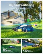 Mammotion LUBA mini AWD 800H Robot Lawn Mower, for 0.2 Acres, All-Wheel-Drive for 80% Slope, No Wire, No RTK Installation, Free NetRTK+AI Vision Positioning, Cutting Height 2.2"-4.0" - Image 4