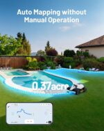 Mammotion LUBA mini AWD 800H Robot Lawn Mower, for 0.2 Acres, All-Wheel-Drive for 80% Slope, No Wire, No RTK Installation, Free NetRTK+AI Vision Positioning, Cutting Height 2.2"-4.0" - Image 7