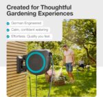 GARDENA Retractable Garden Hose Reel - 115 Feet - Auto Retract Hose Reel with 180° Swivel Wall Mount - Heavy Duty - Integrated Spray Nozzle - 18630 - Image 7