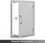Stanbroil Stainless Steel Single Vertical Access Door, 17 1/4-Inch by 24 1/4-Inch - Image 4