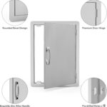 Stanbroil Stainless Steel Single Vertical Access Door, 17 1/4-Inch by 24 1/4-Inch - Image 6