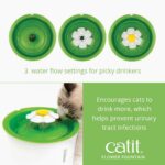 Catit LED Flower Fountain with Triple Action Filter, Cat Drinking Water Fountain, 3 L - Image 5