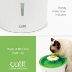 Catit LED Flower Fountain with Triple Action Filter, Cat Drinking Water Fountain, 3 L - Image 8