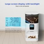 ANDOLL HOME Automatic Cat Feeder, 4L Cat Food Dispenser with 10s Voice Recorder, Pet Feeder up to 8 Meals per Day, Timed Dog Feeder with Dry Food Sealed Ring - Image 8