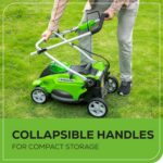 Greenworks 40V 16" (Push) Cordless Lawn Mower, 4.0Ah Battery (1/3 Acre, Push Button Start, Compatible with 75+ Tools) - Image 9