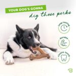 Benebone Wishbone Durable Dog Chew Toy for Aggressive Chewers, Real Bacon, Made in USA, Medium - Image 4