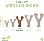 Benebone Wishbone Durable Dog Chew Toy for Aggressive Chewers, Real Bacon, Made in USA, Medium - Image 5