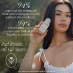 Verli Hydrating Face Serum with Snow Mushroom & Beta-Glucan | Moisturizing Botanical Skincare for Skin Barrier Repair & Plumping | Clean Daily Face Serum | Hyaluronic Acid Alternative, 1.69 fl oz - Image 4