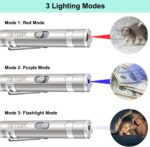 TBTeek Cat Toys, Rechargeable, 3 Light Modes & 5 Fun Patterns, Portable Interactive Kitten Pet Dog Cat Mouse Toy for Fun Chase Play Exercise - Image 4