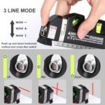Laser Level Line Tool, Multipurpose Laser Level Kit Standard Cross Line Laser leveler Beam Tool with Metric Rulers 8ft/2.5M for Picture Hanging cabinets Tile Walls by AikTryee. - Image 3