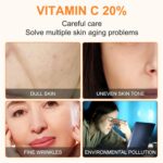 Premium 20% Vitamin C Serum For Face with Hyaluronic Acid, Retinol & Amino Acids - Boost Skin Collagen,Hydrate & Plump Skin, Anti Aging & Wrinkle Facial Serum 60ml - Image 7