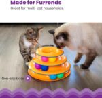 Catstages Tower of Tracks Cat Toy – 3-Level Track Tower with 6 Balls, Interactive Cat Toy for Indoor Enrichment - Image 5