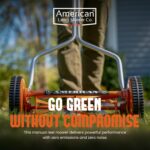 American Lawn Mower Company 1204-14 14-Inch 4-Blade Push Reel Lawn Mower, Red - Image 5