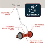 American Lawn Mower Company 1204-14 14-Inch 4-Blade Push Reel Lawn Mower, Red - Image 15