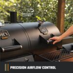 Oklahoma Joe's Canyon Combo Dual Fuel 3-Burner Propane Gas and Charcoal Smoker and Grill with 1031 sq. in. Cooking Area in Black - Image 6