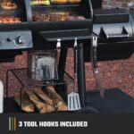 Oklahoma Joe's Canyon Combo Dual Fuel 3-Burner Propane Gas and Charcoal Smoker and Grill with 1031 sq. in. Cooking Area in Black - Image 8