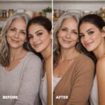 LUMINESS Silk Airbrush Spray Foundation & Buffing Brush Kit – Full Coverage Foundation & Dual-Sided Buffing Brush - Buildable Coverage, Anti-Aging Formula Hydrates & Moisturizes (Shade - Medium) - Image 3