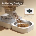 VOLUAS Automatic Cat Feeders - Timed Pet Feeder for Cats and Dogs with Dry Food Dispenser, Desiccant Bag, Programmable Portion Control, 4 Daily Meals, 10s Voice Recorder - Image 4