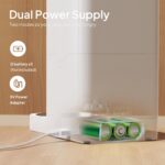 VOLUAS Automatic Cat Feeders - Timed Pet Feeder for Cats and Dogs with Dry Food Dispenser, Desiccant Bag, Programmable Portion Control, 4 Daily Meals, 10s Voice Recorder - Image 6