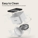 VOLUAS Automatic Cat Feeders - Timed Pet Feeder for Cats and Dogs with Dry Food Dispenser, Desiccant Bag, Programmable Portion Control, 4 Daily Meals, 10s Voice Recorder - Image 7