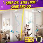 Interactive Cat Toys for Indoor Cats: Automatic Flying Bird Feather Wand Chase Exercise Enrichment Stimulation, USB Rechargeable Durable Safe Hanging Toy for Bored Kittens Adult Multi Cat Households - Image 6