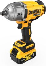 DEWALT 20V MAX Cordless Impact Wrench with Hog Ring Anvil, Brushless High Torque 1/2 Impact Gun, 4-Mode Speed, Includes Battery, Charger and Kit Bag (DCF900P1) - Image 10