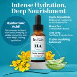 TruSkin Hyaluronic Acid Serum for Face – 7 Ultra-Hydrating Ingredients – Moisturizing & Plumping Facial Serum for Smooth, Healthy-Looking Skin, 1 Fl Oz - Image 3