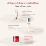 SK-II Youth Essentials Skin Care Set - Includes Facial Cleanser, Facial Essence & SKINPOWER Face Cream - Anti Aging Skin Care Set to Reduce Fine Lines & Improve Uneven Texture (3 Count) - Image 8
