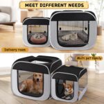 Tailtastic Large Cat Playpen with Separate Areas,Outdoo&Indoor Cat Enclosures,Portable Pet Playpen for Indoor Cats,Puppy and Small Animals, Dog Playpen with Carrybag. - Image 5
