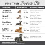 Best Friends by Sheri The Original Calming Donut Dog Bed for Medium Dogs up to 45 lbs, Shag Faux Fur, Taupe, Medium, 30" x 30" - Image 3