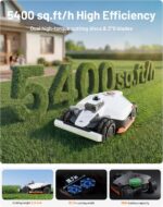 Mammotion LUBA 3 AWD 5000H Robot Lawn Mower with Garage, 1.25 Acres, 360° LiDAR+NetRTK+AI Vision, All-Wheel-Drive for 80% Slopes, 50 Multi-Zone Management, Cutting Height 2.2"-4.0" - Image 7