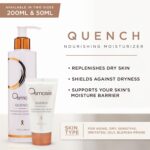 OSMOSIS QUENCH Daily Hydrating Facial Moisturizer Face Lotion with Jojoba Oil, Shea Butter, and Hyaluronic Acid, For Dry To Normal Skin - Image 3