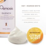 OSMOSIS QUENCH Daily Hydrating Facial Moisturizer Face Lotion with Jojoba Oil, Shea Butter, and Hyaluronic Acid, For Dry To Normal Skin - Image 4
