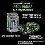 EGO POWER+ Electric Lawn Mower, Self-Propelled Cordless with Touch Drive, Includes 56V 6.0Ah Battery, 4.0Ah Battery and Rapid Charger - LM2123SP-2 - Image 8
