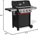Weber Spirit E-435 Liquid Propane Gas Grill for Outdoor Cooking, 4 Burners and 1 Side Burner, Black – Porcelain-Enameled Cast-Iron Grates, 2 Boost Burners, Sear Zone - Image 11