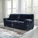 Signature Design by Ashley SimpleJoy Contemporary Sofa for Living Room, Blue - Image 4