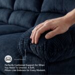 Signature Design by Ashley SimpleJoy Contemporary Sofa for Living Room, Blue - Image 6