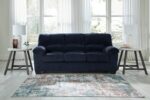 Signature Design by Ashley SimpleJoy Contemporary Sofa for Living Room, Blue - Image 9